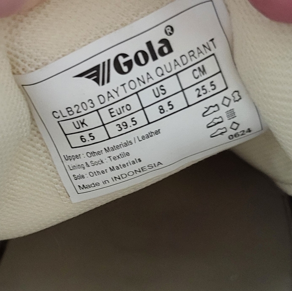 Gola Free People Daytona Quadrant Sneakers sz 8.5 - Picture 9 of 9